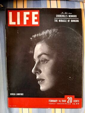 LIFE Magazine February 14, 1949 - Viveca Lindfors & Tons of Ads